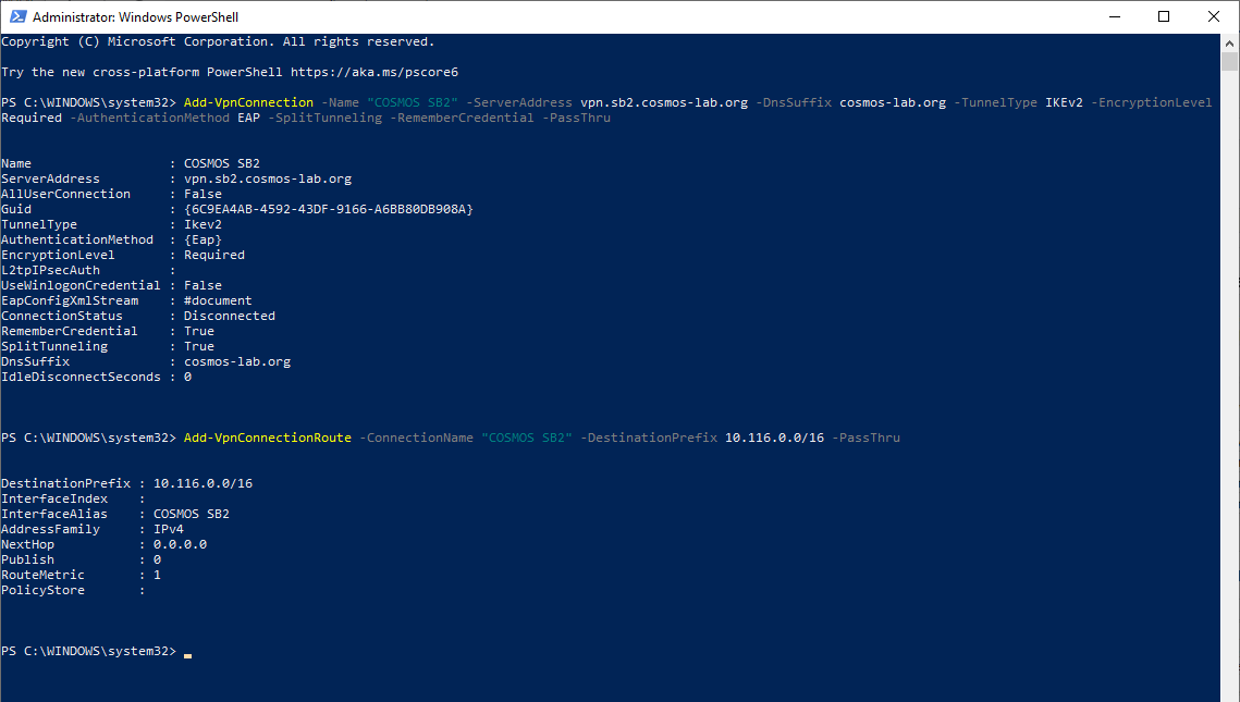 Executing !PowerShell Commands